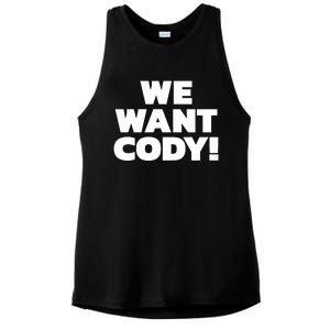 We Want Cody Ladies PosiCharge Tri-Blend Wicking Tank