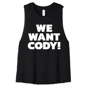 We Want Cody Women's Racerback Cropped Tank