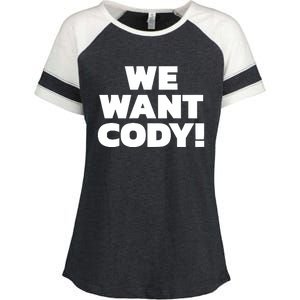 We Want Cody Enza Ladies Jersey Colorblock Tee