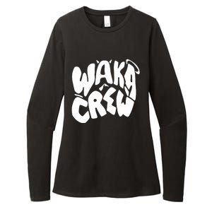 Waka Waka Crew Washed Powder Womens CVC Long Sleeve Shirt