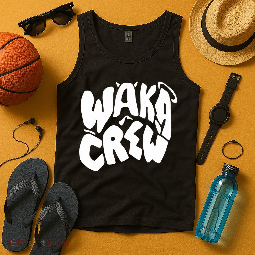Waka Waka Crew Washed Powder Tank Top