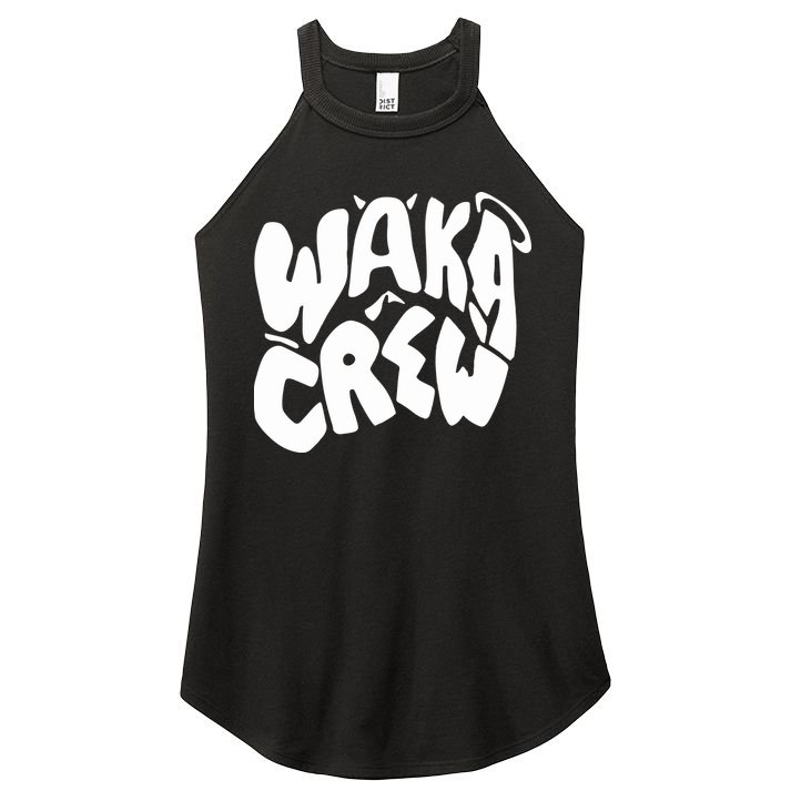 Waka Waka Crew Washed Powder Women's Perfect Tri Rocker Tank