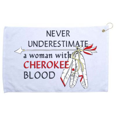 Woman With Cherokee Blood Native American Grommeted Golf Towel