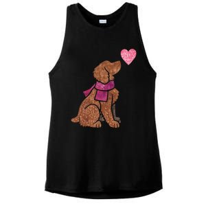 Watercolour Working Cocker Spaniel Ladies PosiCharge Tri-Blend Wicking Tank