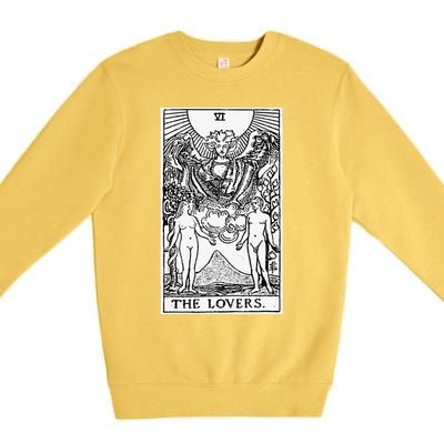 WitchCraft Wiccan Card Witchy Gothic Scary Halloween Gifts Premium Crewneck Sweatshirt