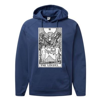 WitchCraft Wiccan Card Witchy Gothic Scary Halloween Gifts Performance Fleece Hoodie