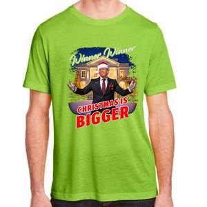 Winner Winner Christmas Is Bigger – President Trump Santa Adult ChromaSoft Performance T-Shirt