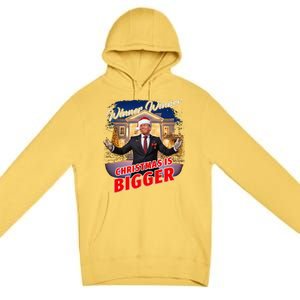 Winner Winner Christmas Is Bigger – President Trump Santa Premium Pullover Hoodie