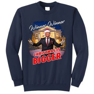 Winner Winner Christmas Is Bigger – President Trump Santa Sweatshirt