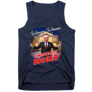 Winner Winner Christmas Is Bigger – President Trump Santa Tank Top