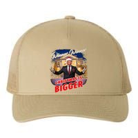 Winner Winner Christmas Is Bigger – President Trump Santa Yupoong Adult 5-Panel Trucker Hat