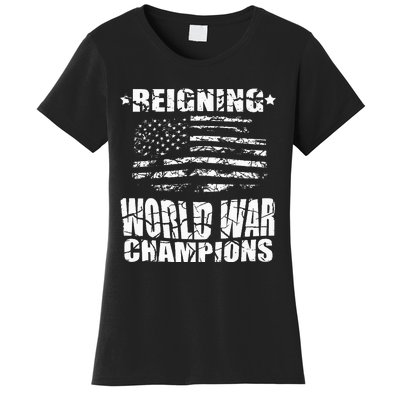 World War Champs Flag Women's T-Shirt