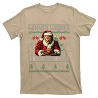 Winner Winner Christmas Dinner Santa Trump Ugly Sweater Xmas T-Shirt