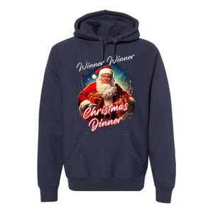 Winner Winner Christmas Dinner – President Trump Santa Premium Hoodie