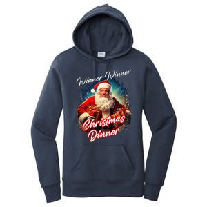 Winner Winner Christmas Dinner – President Trump Santa Women's Pullover Hoodie