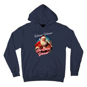 Winner Winner Christmas Dinner – President Trump Santa Tall Hoodie