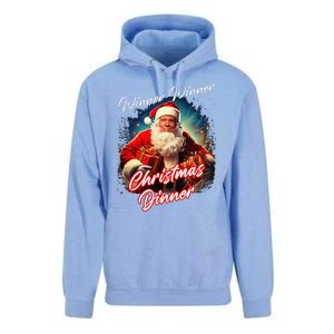 Winner Winner Christmas Dinner – President Trump Santa Unisex Surf Hoodie