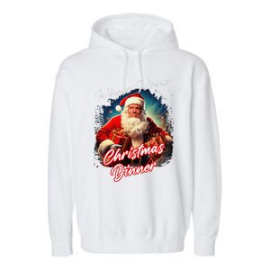 Winner Winner Christmas Dinner – President Trump Santa Garment-Dyed Fleece Hoodie