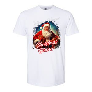 Winner Winner Christmas Dinner – President Trump Santa Softstyle CVC T-Shirt