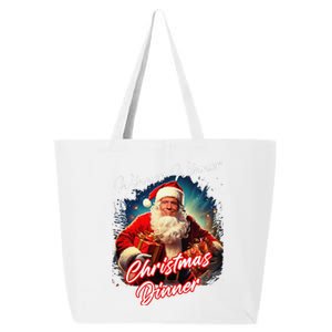 Winner Winner Christmas Dinner – President Trump Santa 25L Jumbo Tote