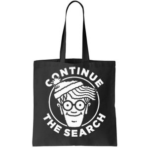 Wheres W.A.L.D.O Continue The Search W.A.L.D.O Portrait Stamp Tote Bag