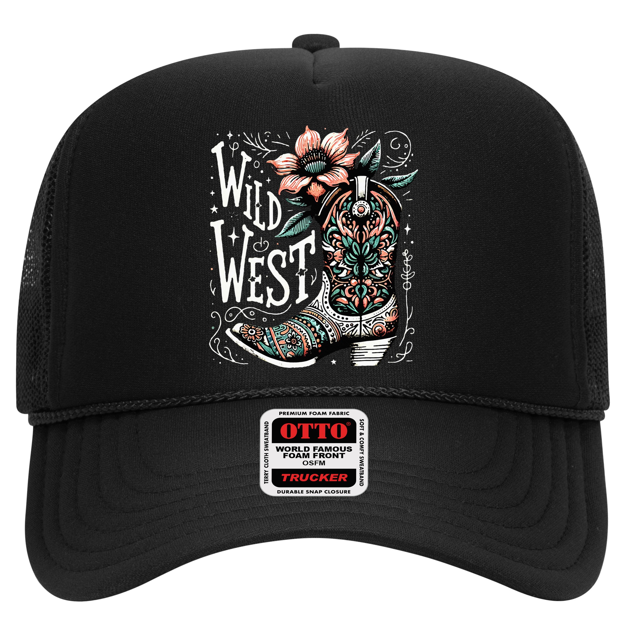 Wild West Country Music Vintage Cowgirl Boot Western Flower Hat