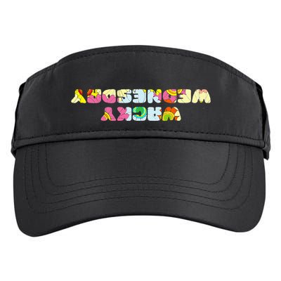 Wacky Wednesday Clothes For Mismatch Day Adult Drive Performance Visor