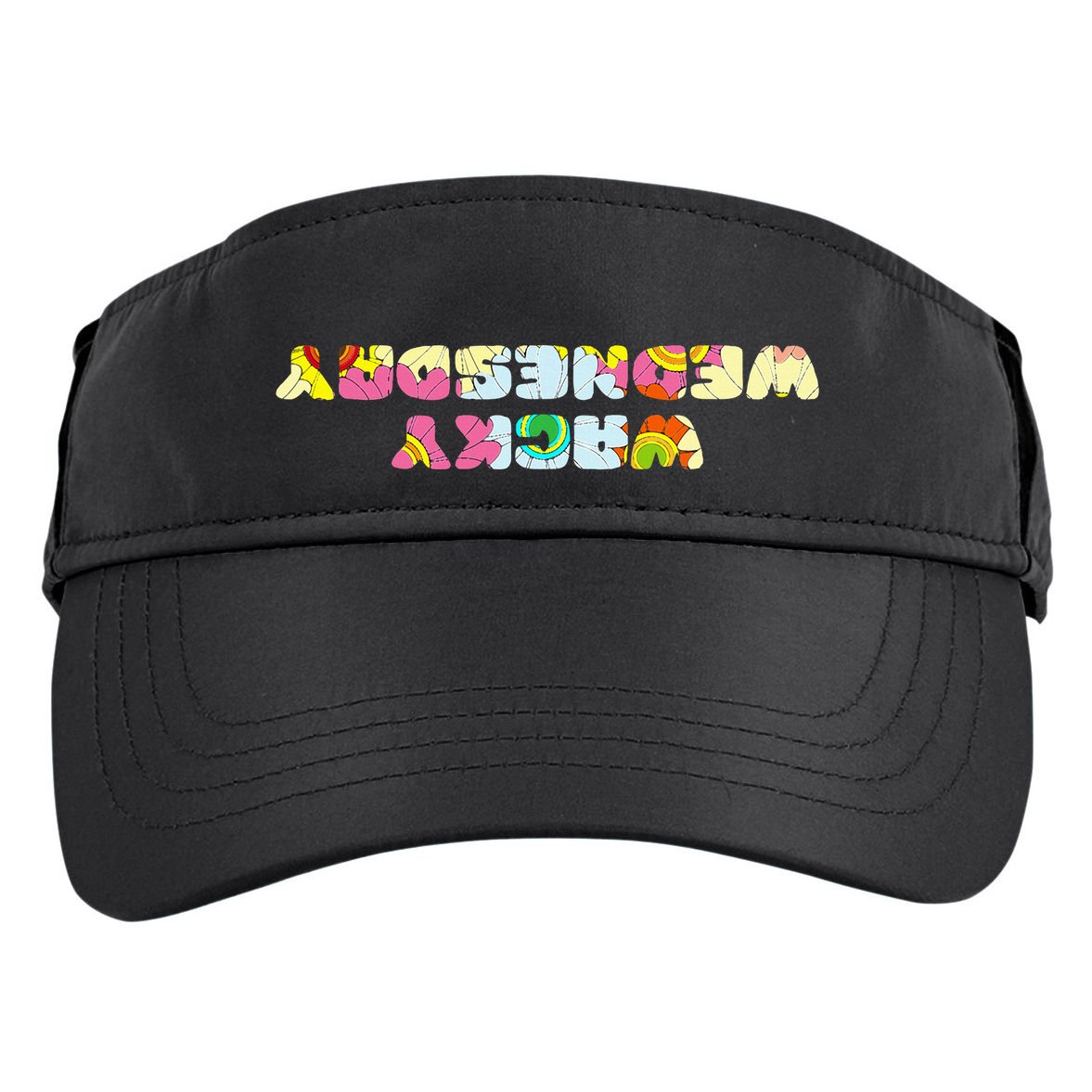 Wacky Wednesday Clothes For Mismatch Day Adult Drive Performance Visor