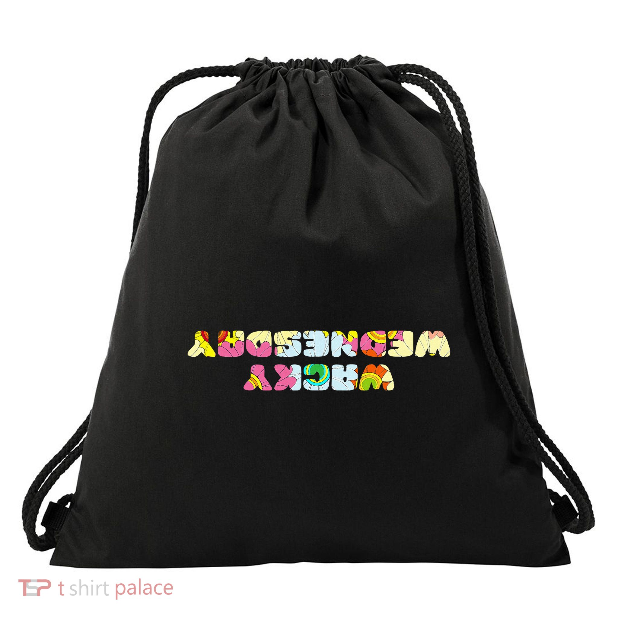 Wacky Wednesday Clothes For Mismatch Day Drawstring Bag