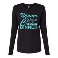 Winner Winner Chicken Dinner Womens Cotton Relaxed Long Sleeve T-Shirt