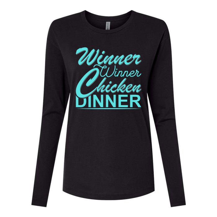 Winner Winner Chicken Dinner Womens Cotton Relaxed Long Sleeve T-Shirt