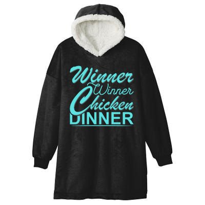 Winner Winner Chicken Dinner Hooded Wearable Blanket