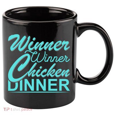 Winner Winner Chicken Dinner 11oz C Handle Ceramic Mug