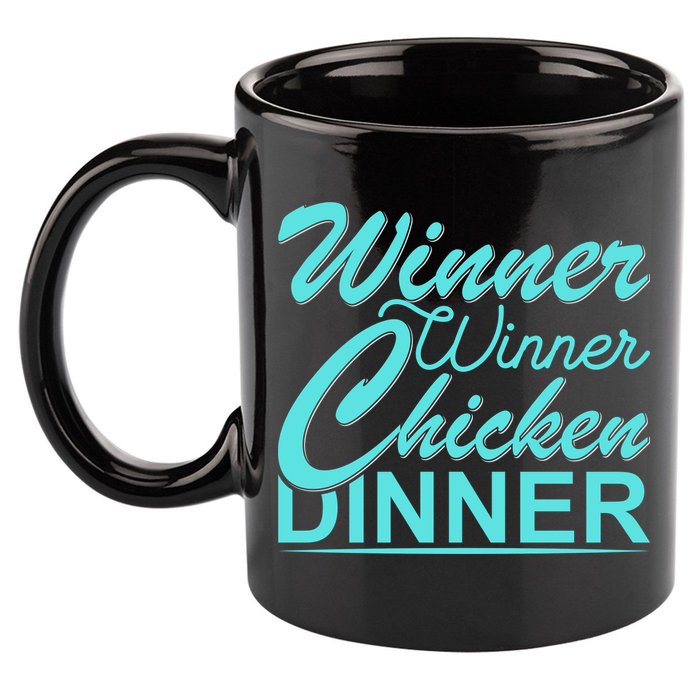 Winner Winner Chicken Dinner 11oz C Handle Ceramic Mug