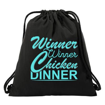 Winner Winner Chicken Dinner Drawstring Bag