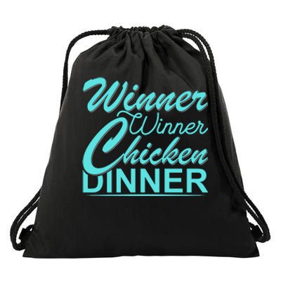 Winner Winner Chicken Dinner Drawstring Bag