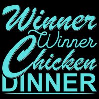 Winner Winner Chicken Dinner Drawstring Bag