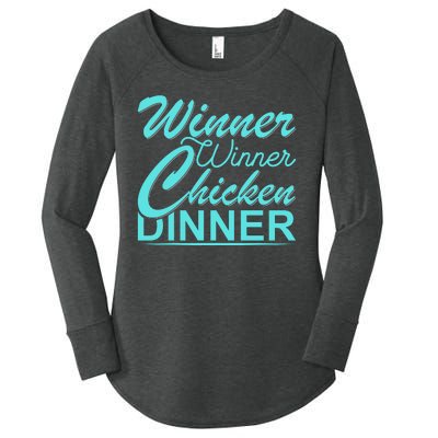 Winner Winner Chicken Dinner Women's Perfect Tri Tunic Long Sleeve Shirt