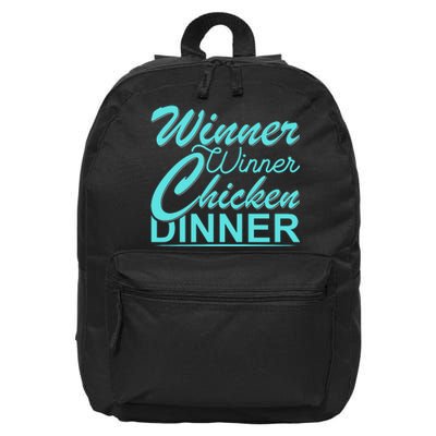 Winner Winner Chicken Dinner 16 in Basic Backpack