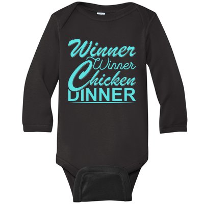 Winner Winner Chicken Dinner Baby Long Sleeve Bodysuit