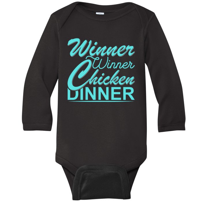 Winner Winner Chicken Dinner Baby Long Sleeve Bodysuit