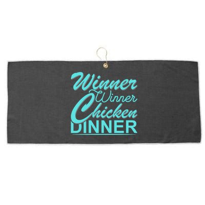 Winner Winner Chicken Dinner Large Microfiber Waffle Golf Towel