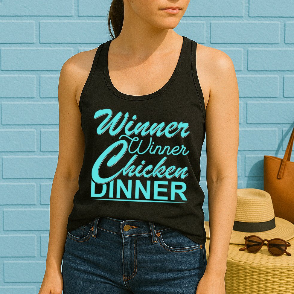 Winner Winner Chicken Dinner Womens Tank Top