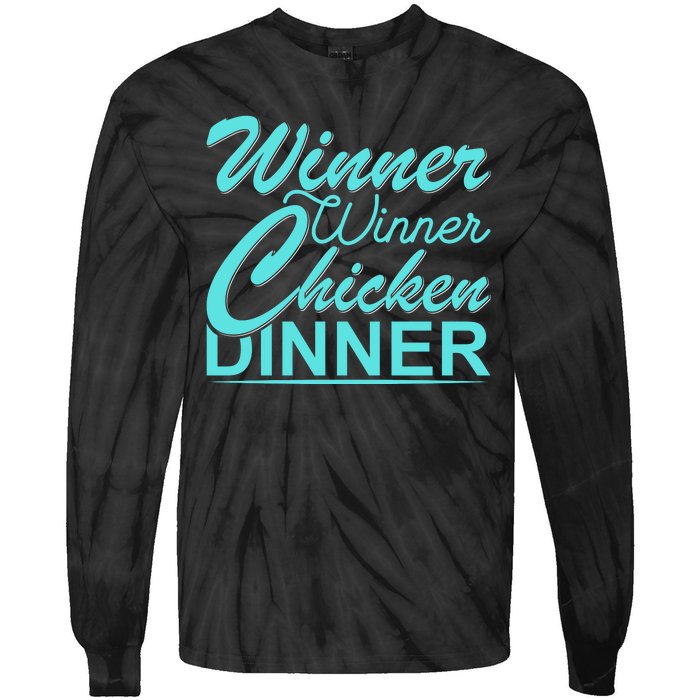 Winner Winner Chicken Dinner Tie-Dye Long Sleeve Shirt