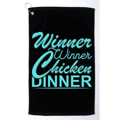 Winner Winner Chicken Dinner Platinum Collection Golf Towel