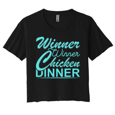 Winner Winner Chicken Dinner Women's Crop Top Tee