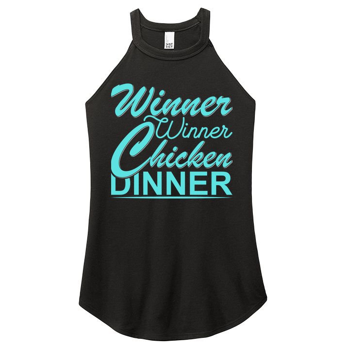 Winner Winner Chicken Dinner Women's Perfect Tri Rocker Tank