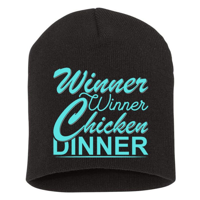 Winner Winner Chicken Dinner Short Acrylic Beanie