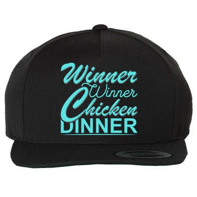 Winner Winner Chicken Dinner Wool Snapback Cap