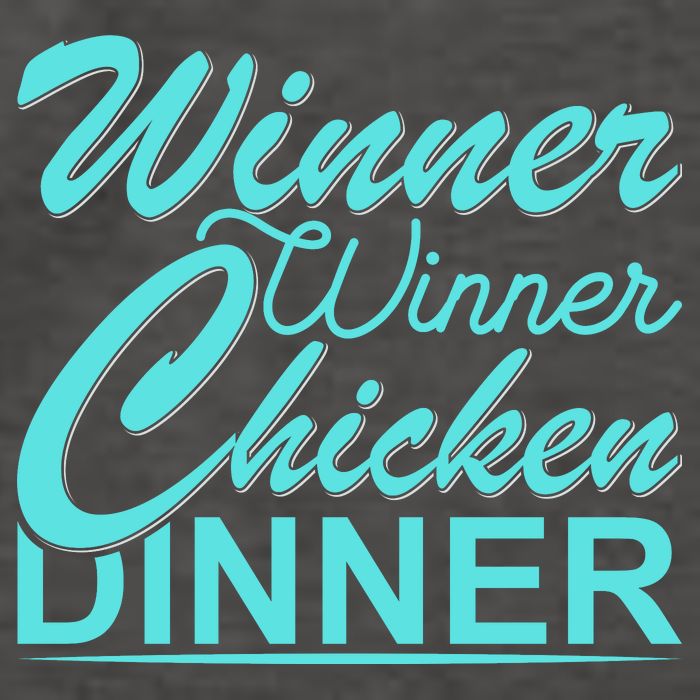 Winner Winner Chicken Dinner Vector Backpack